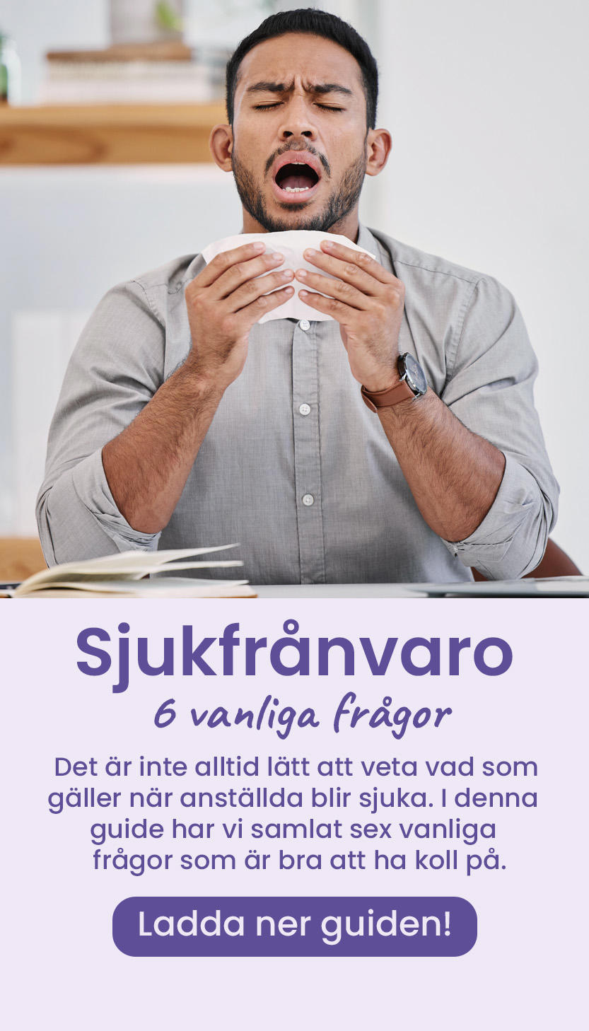 Gratis guide: Sjukfrånvaro - 6 vanliga frågor