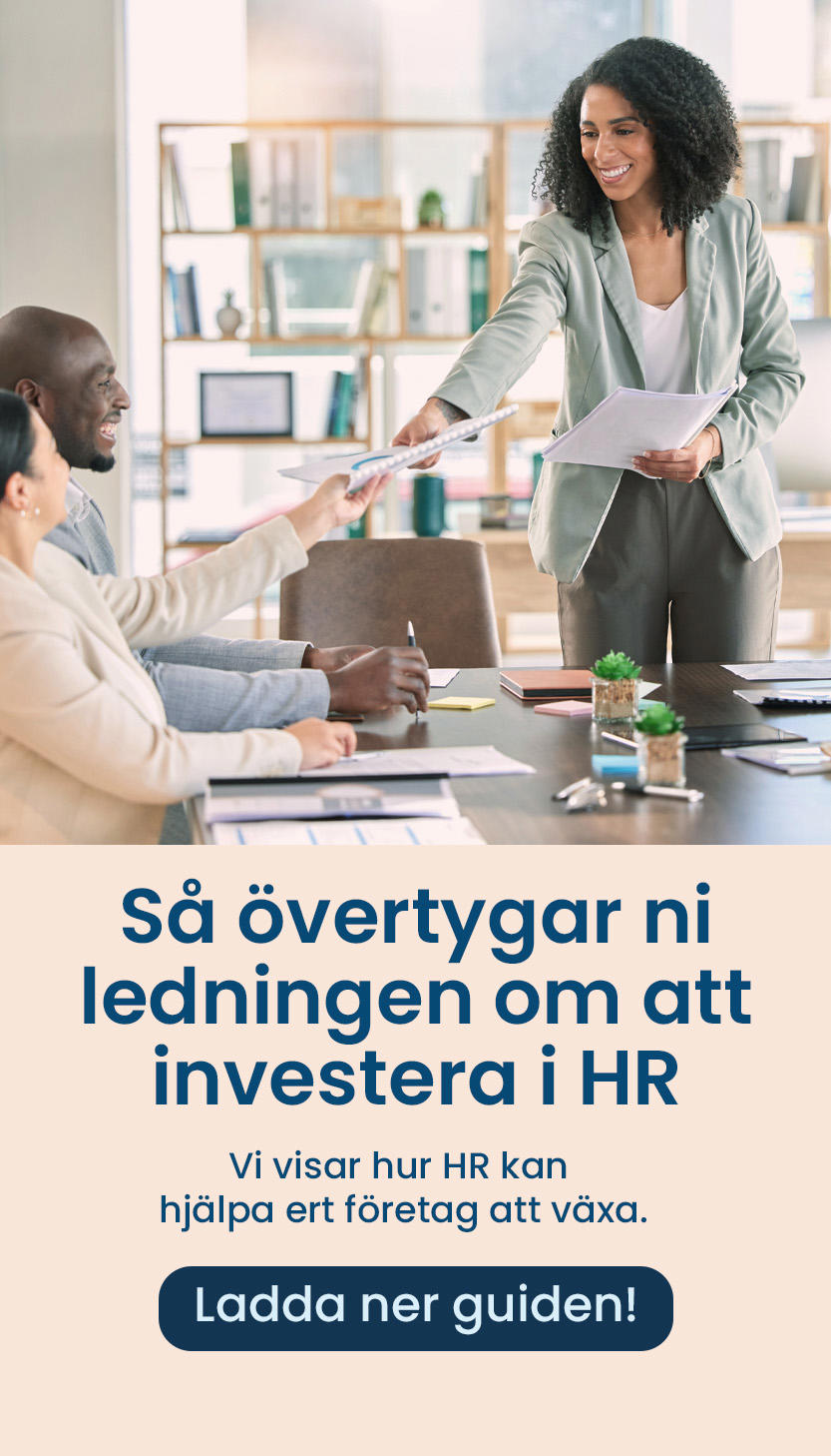 Gratis guide: Så övertygar ni ledningen om att investera i HR