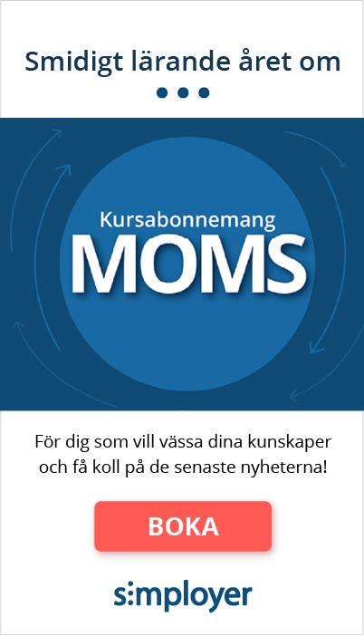 Kursabonnemang Moms