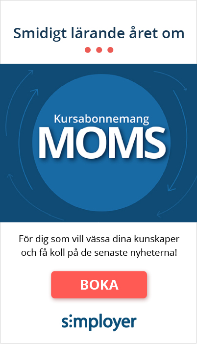 Kursabonnemang Moms