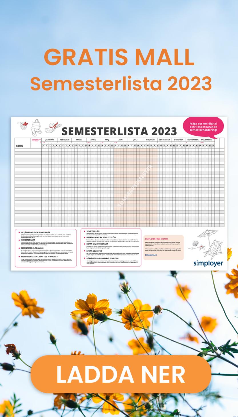 Ladda ner Simployers Semesterlista 2023